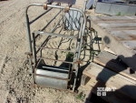Picture 4 of 6 -- 3 steel crates solid iron with dividers .  Nipple water for sow and piglet . Stainless sow feeder. Steel and plastic dividers - $150 each  These can be disassembled and put on a pallet