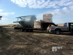 Bulk bin and 25 heaters shipped out to Grabill, IN