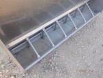 pic 3 of 5 - $150 each - Four - 56" long - 7 hole double sided by 34" tall by 25" wide at bottom. These feeders would be perfect for feeding pigs from 25 to 150 pounds