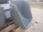 picture 3 of 6  brand new double L plastic sow feeders. 1. 1/2" wide, 10" deep, by 17" tall @ $50 each as we are a double L dealer