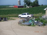 Cast iron flooring, rails, and plastic headed back to Martelle, Iowa