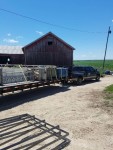 crates and flooring headed back to Michigan on June 24, 2017